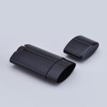 Customized Round 50g Plastic Deodorant Tubes Black Color for sale