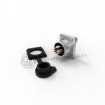 Audio XLR Connector Outdoor Waterproof 5 Pin Connector Male Socket