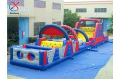 China OEM/ODM Long Track Inflatable Commercial Obstacle Course Bouncy Castle Slides supplier