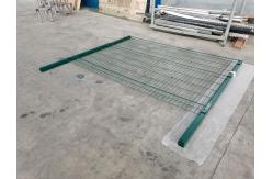 China Curved Welded Wire Mesh Hot Dipped 3d Curved Triangle Bended Fence supplier