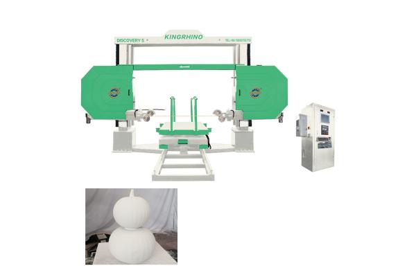 11000watts Trolley Size 5 Axis CNC Marble Wire Cutting Machine 1400x2000mm