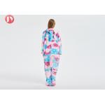 Wholesale Soft Fluffy Flannel Plush rainbow Unicorn adult Onesie Animal Pajamas Sleepwear for sale