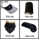 Traditional Ceramic Chinese Black Color Glazed Roof Tiles And Accessories for sale