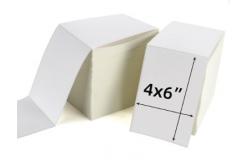 China Oil Proof Sticky Label Roll A6 4x6 Shipping Label Paper supplier