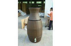 China Luxury Home Resin Wicker Obelisk Chair With Power Coated Aluminum Frame supplier
