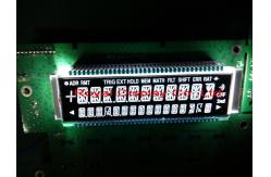 China High Reliability Black Va Lcd Display For Car Radios / Air Conditioner supplier