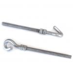 Galvanized Pigtail Eye Bolt Pigtail Hook Bolt For Electric Power Fittings
