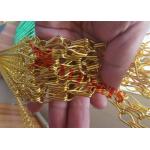 Aluminum Metal Chain Curtain For Restaurant Decorative Partition Screen for sale
