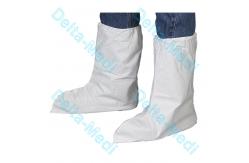 China Disposable Polypropylene Non Woven Boot Shoe Cover Full Coverage supplier