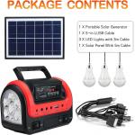 Dc Led Lights Solar Power Generator For Home Use Mini Home Lighting Kit for sale