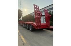 China CIMC 60-100 Tons Customized Wide Load Low Bed Semi-trailer supplier