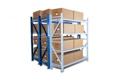 China Warehouse Light Duty Racking System L2000 * D600 * H2000mm Q235B Cold Roll Steel supplier