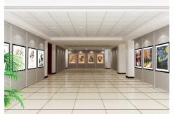 China Custom Sound Proofing Operable Exhibition High Partition Wall 65mm Thickness supplier