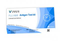 China Antigen Self Test Influenza Ab Rapid Test Throat / Nasal Aspirate supplier
