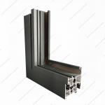 Aluminum Guide Rail Broken Bridge Structure Glass Window Frame High Temperature Resistant Profile