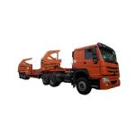 Sinotruk Howo 8x4 Truck 37 Ton Side Lifter Side Loader Container Trailer Lift Truck Trailer skeleton Semi trailer for sale