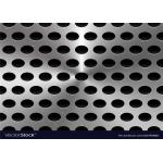 Galvanized Perforated Metal Sheet / Punching Metal Panel Width Customized for sale