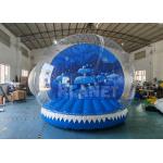 13ft Christmas Decoration Outdoor Indoor Romantic Snow Globe Snowball Inflatable Snow Globe With Blowing Snow for sale