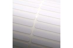 China 35mmx6mm Thermal Transfer Adhesive Label 1mil White Matte High Temperature Resistant With Polyimide supplier