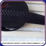 Silicone Non Slip Elastic Tape 1mm 2mm Polyester Rubber Woven Webbing