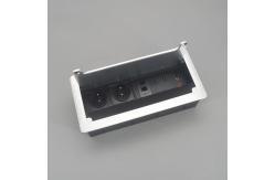 China Office Furniture Brush Cover Desktop Socket Conference Room Table Power Outlets supplier