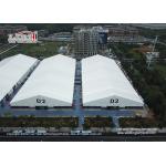 Outdoor Aluminum PVC Tent With Large Clear Span Wind Load 100km/H for sale