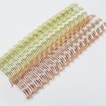 Wholesale 1/4''-1 1/2'' Wire O Binding Spiral Twin Spiral Wire Double Loop Wire Coil for sale