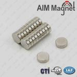 N52 Strong powerful ndfeb neodymium disc magnets D8x2mm Zinc coating for sale