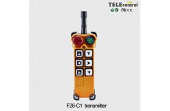 China F26-C1 Industrial Radio Remote Control Hoist Crane FCC 6 Single Speed Keys supplier