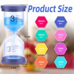 Modern Small Sand Clock Hourglass 1 3 5 Minute Hourglass Timer Free Sample