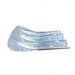 Customized Size Fishtail Terminal End Galvanized Highway Guardrail End Wings for Outdoor Security for sale