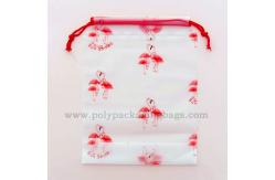 China Custom Moisture Proof Clothes Cosmetics Drawstring Plastic Bags supplier