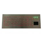 104 Keys IP68 Desktop Industrial Keyboard With Touchpad FN Numeric Keys for sale