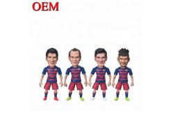 China OEM Famous Football Player Plastic Action Figure Man Pvc HX supplier