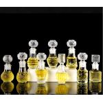 Diamond Creative Round Crystal Glass Bottles Miniature 50ml Whisky UV Coating for sale