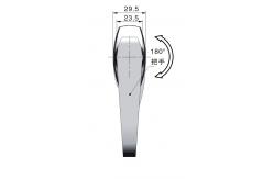 China Keyless Steel Cabinet Lock Paddlockable Waterproof Door Handle Lock supplier