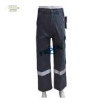 EN11611 310gsm Fire Resistant Pants FR Cotton Pants With Reflective Tapes for sale