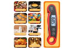 China Digital Instant Read Meat Thermometer Waterproof Ultra Fast With Backlight Calibration supplier