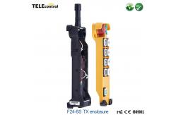 China Telecontrol crane industrial remote control system F24-8S transmitter enclosure supplier