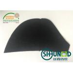 Canvas Thinner Costume Shoulder Pads , Black Small Shoulder Pads For Casual Suit