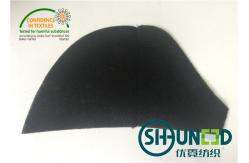 China Canvas Thinner Costume Shoulder Pads , Black Small Shoulder Pads For Casual Suit supplier