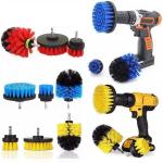 25mm All Purpose Power Scrubber Cleaning Kit 3pcs Grout Brush For Drill Per Set for sale