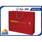 Luxury Matte Laminated Custom Printed Paper Bags CMYK Or Pantone Color for sale