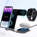 Convenient Personalized Electronic Gifts Magsafe 3 In 1 Charger For Apple Watch