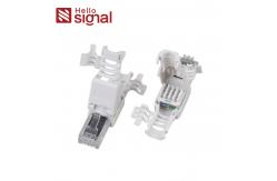 China Toolless CAT6A RJ45 Unshielded Plug With Fixed Ring ZC-688X-C6A supplier