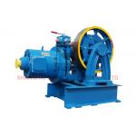 1.0m/S Elevator Components Geared Traction Machine With Sheave Diam Φ586mm