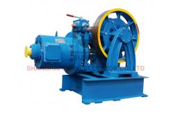 China 1.0m/S Elevator Components Geared Traction Machine With Sheave Diam Φ586mm supplier