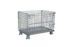 China Industrial Rigid Wire Mesh Container Big Size  Large Load Capacity supplier