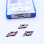 Bronze Coated CTP12FRN-TH CNC Carbide Insert for Cut-Off PVD Coated Parting Off Indexable Inserts for sale