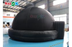 China ODM Black Inflatable Planetarium Dome Tent Blow Up Projection Tent supplier